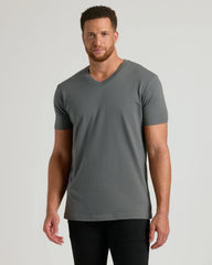Timeless Short Sleeve Tall Classic V-Neck 3-Pack
