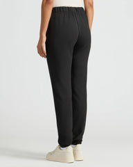 Womens Black Relaxed Joggers